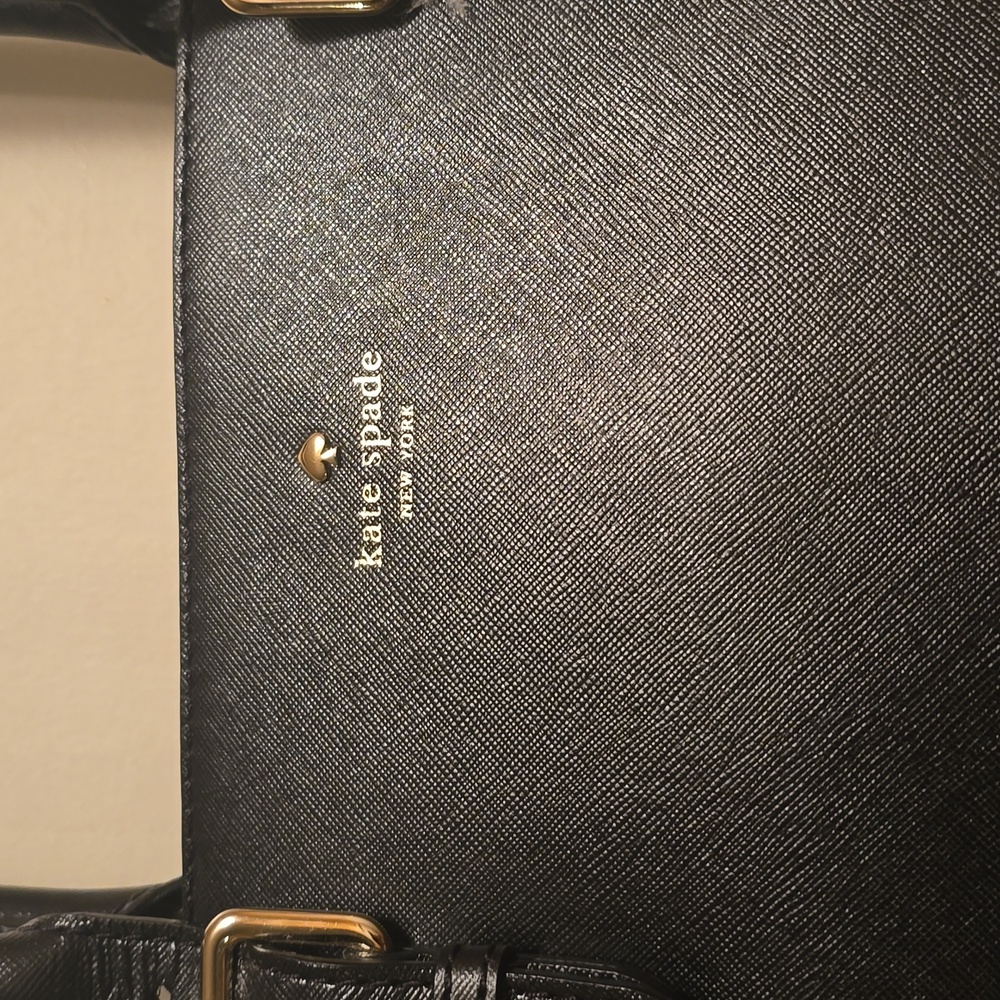 Kate Spade Black Satchel with Gold Hardware - Picture 2 of 7